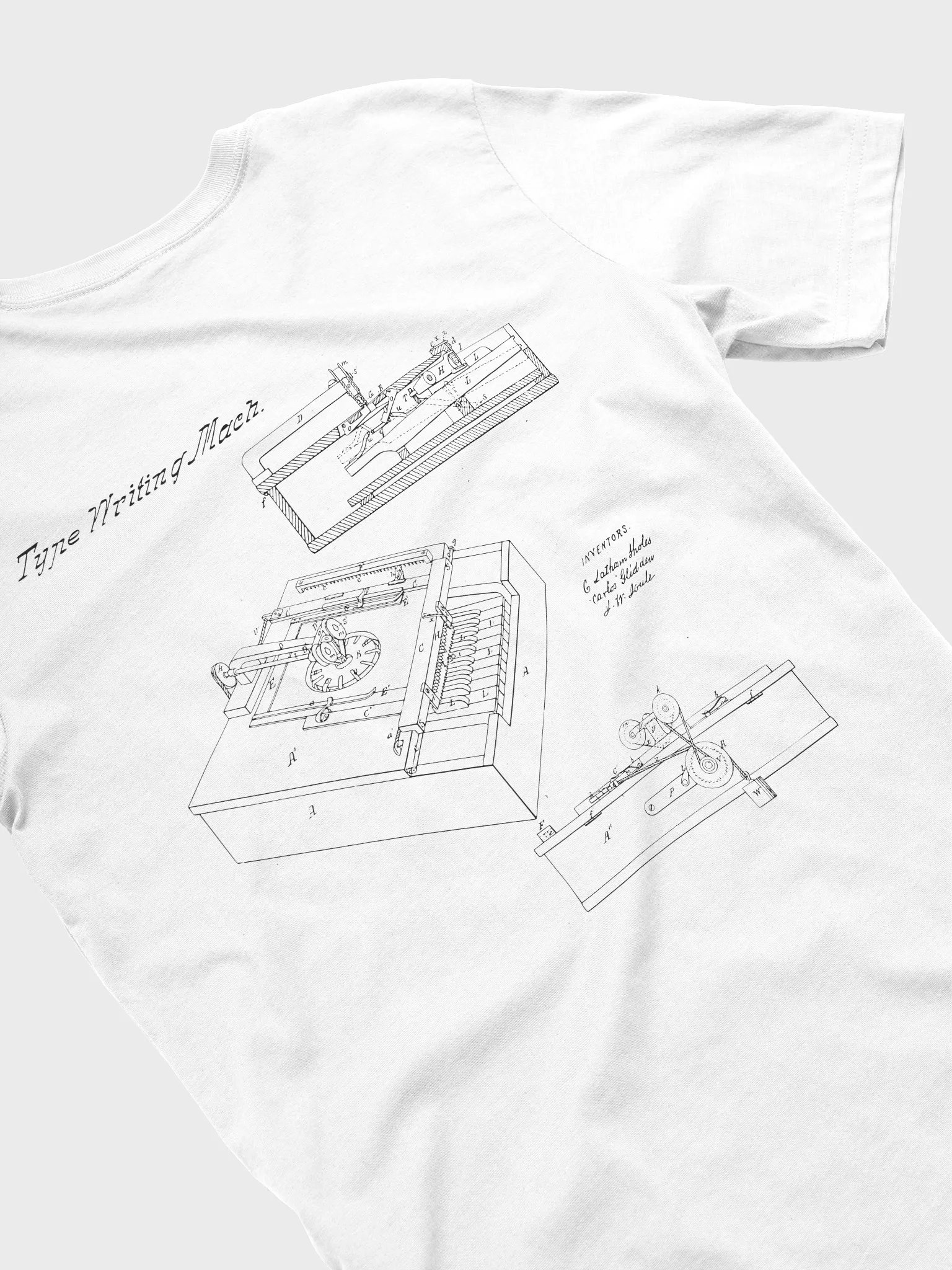 Sholes, Glidden, & Soule – Type Writing Machine (Typewriter) product image (4)