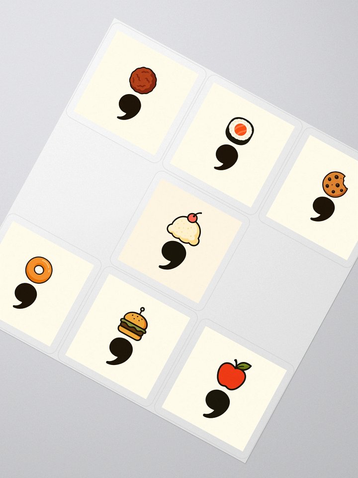 Food Variety Logo Sticker Set product image (2)