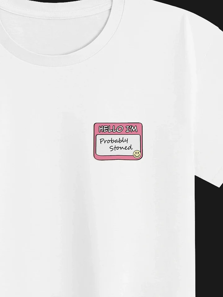 Hello I'm Probably Stoned Women's Relaxed Crop Top product image (1)