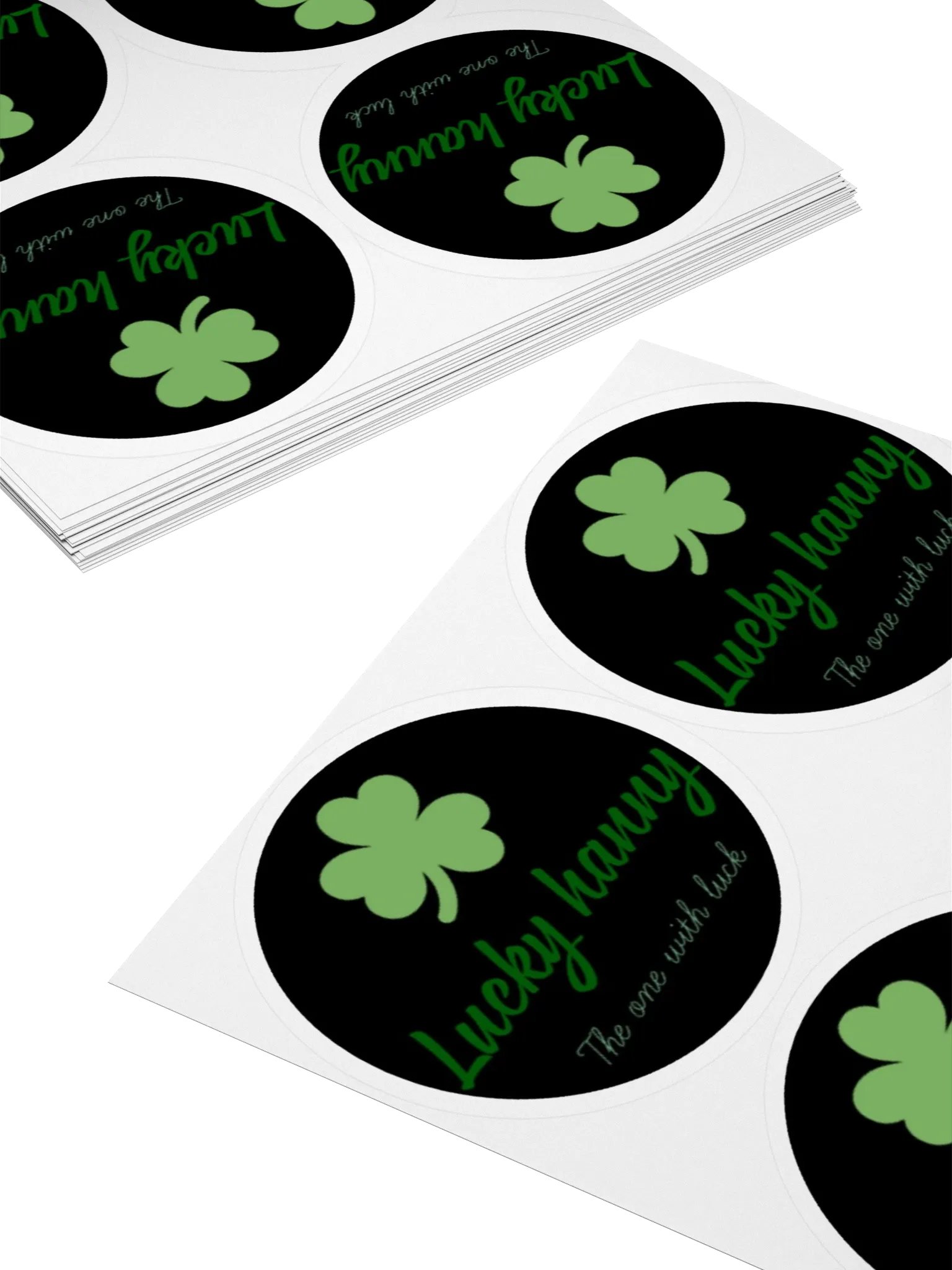 Lucky Hanny Clover Kiss Cut Stickers product image (4)