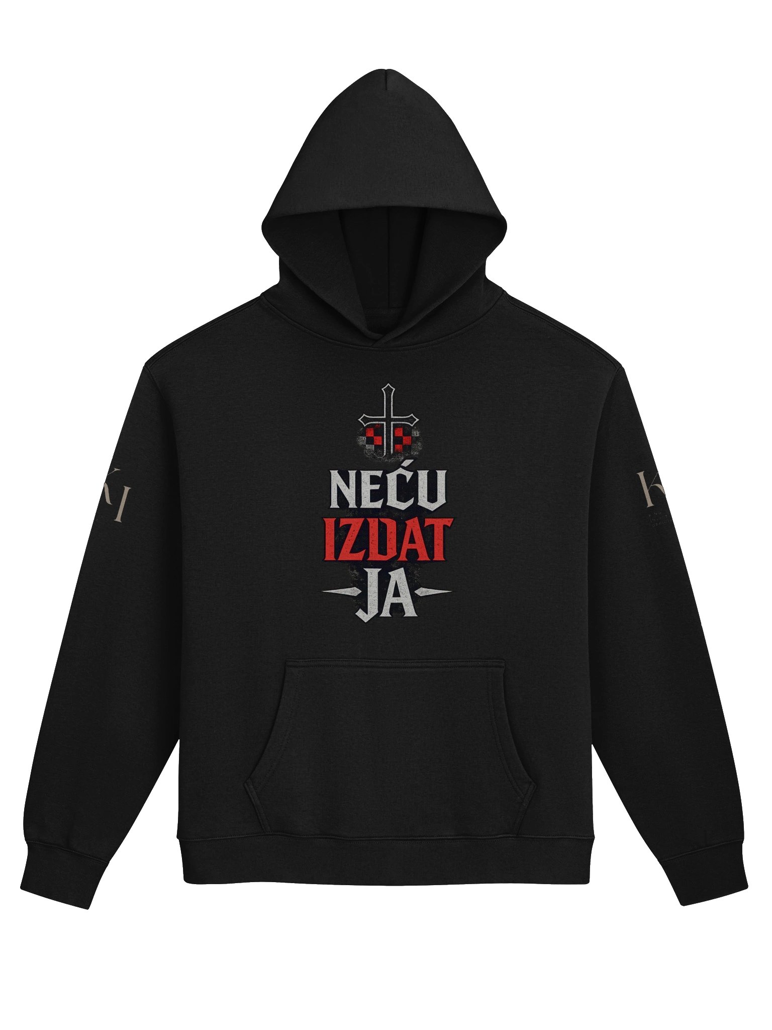 NEĆU IZDAT JA - MAJICA SA KAPULJAČOM ; HUDICA product image (1)