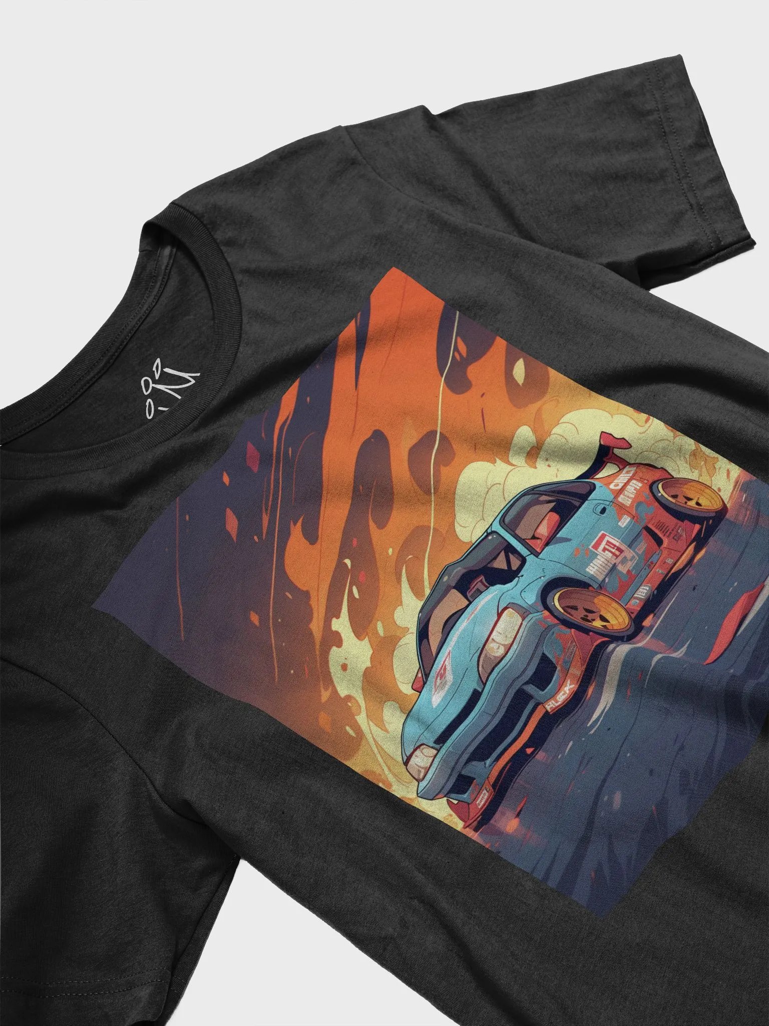 Car Drifting Flames T-Shirt: Ignite Your Style! product image (3)