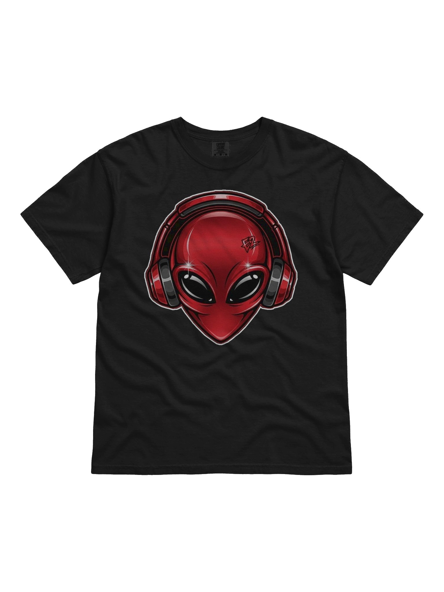 Red Metalic e² Alien Logo T-Shirt product image (7)