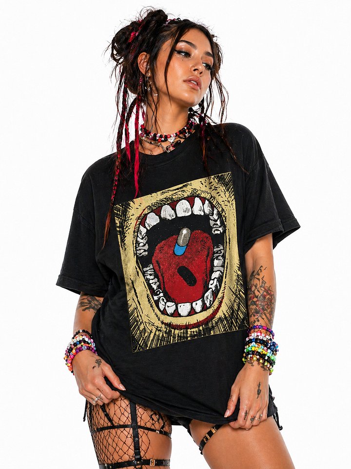Vintage Distressed “Capsule Chaos” Tee product image (1)
