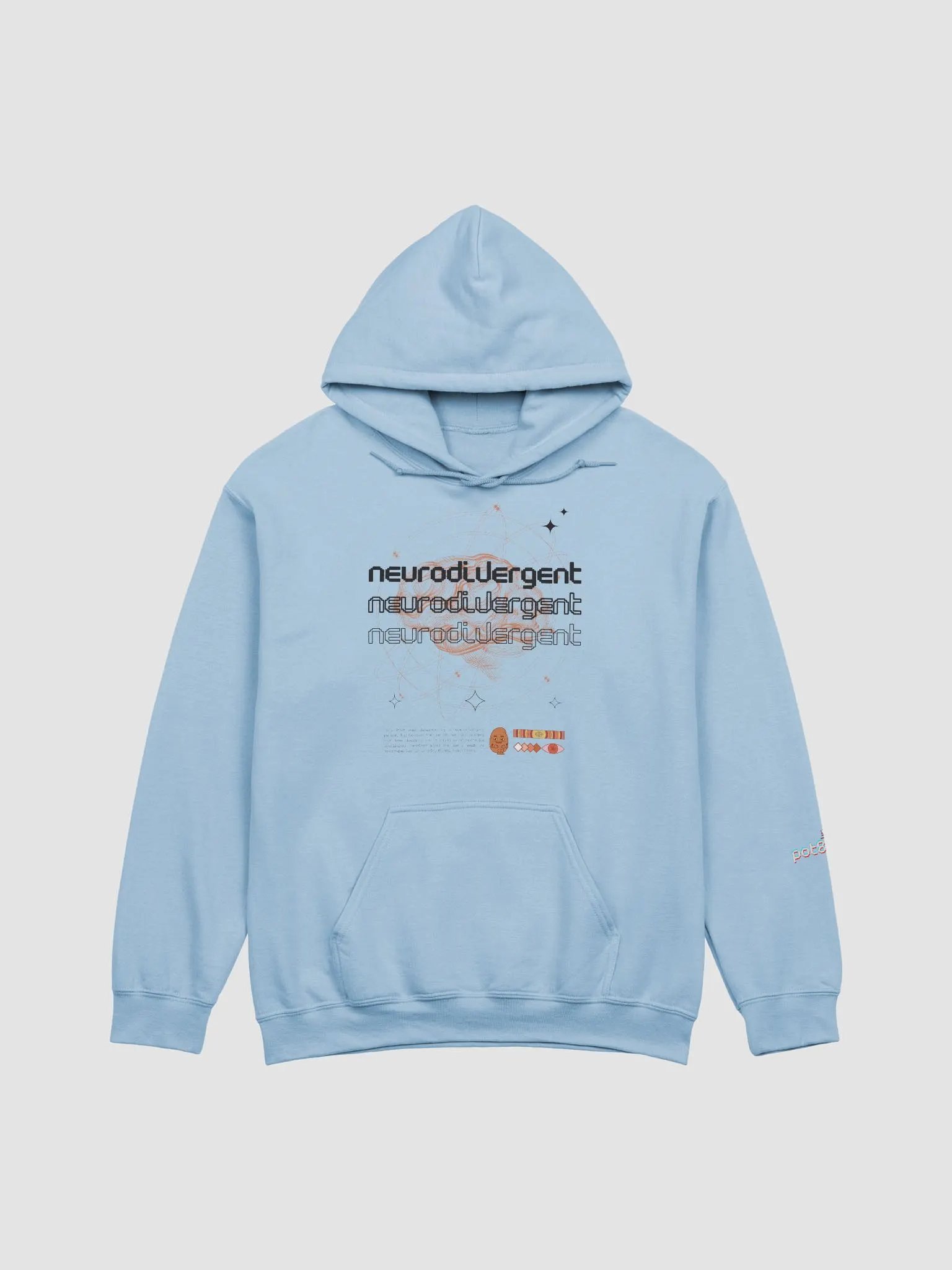 NEURODIVERGENT premium hoodie product image (2)