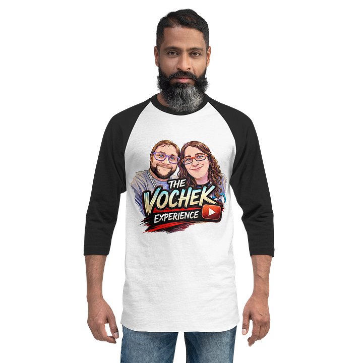 The Vochek Experience Logo Tultex Fine Jersey Raglan Tee product image (2)