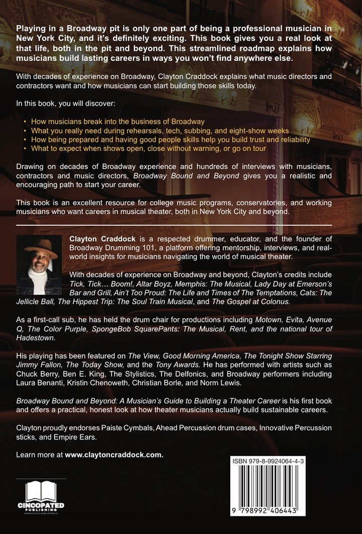 Broadway Bound and Beyond - A Musician's Guide To Building A Theater Career product image (2)
