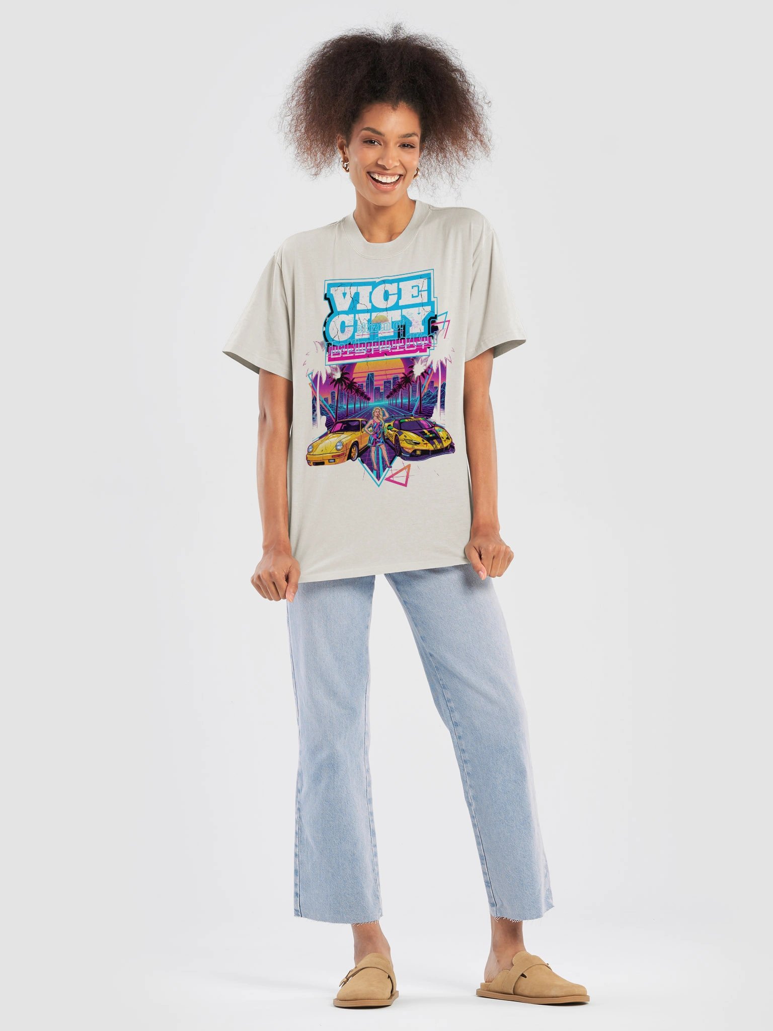 Vice City District Vaporwave Tee product image (31)