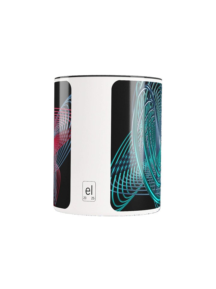 Oscilloscopic Dance 2+3 - Lissajous Figures Mathematical Art Mug product image (2)