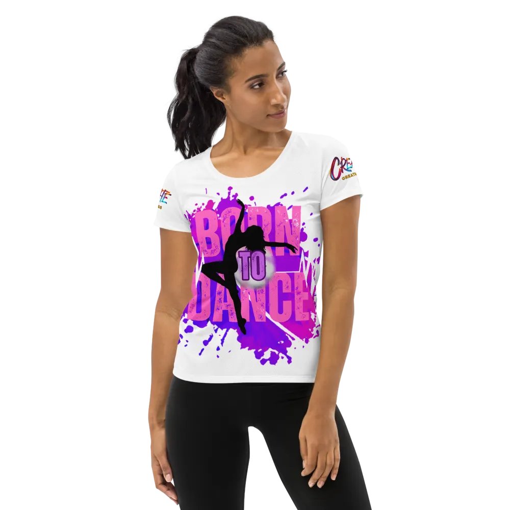 Dynamic Born to Dance Huge Print Athletic Tee product image (1)