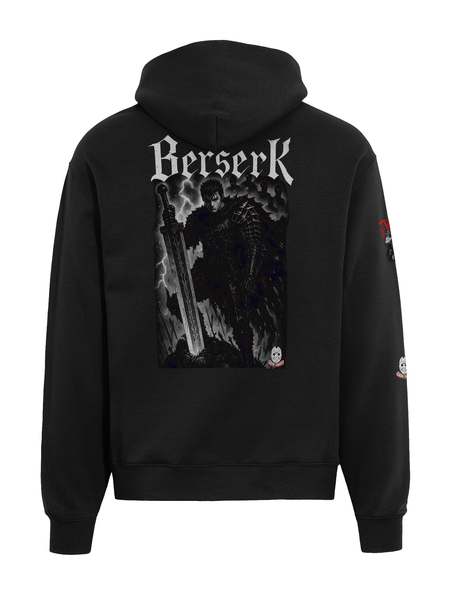 ANIME — GUTZ EDITION - HOODIE #1 -🔥 LIMITED-TIME DROP - Black or White product image (2)