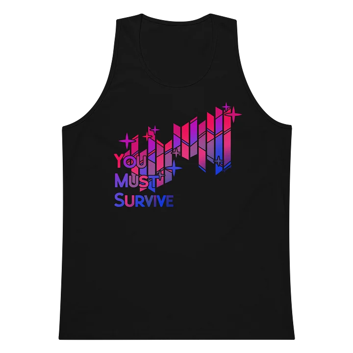BISEXUAL "YOU MUST SURVIVE" STAINED GLASS tanktop product image (8)
