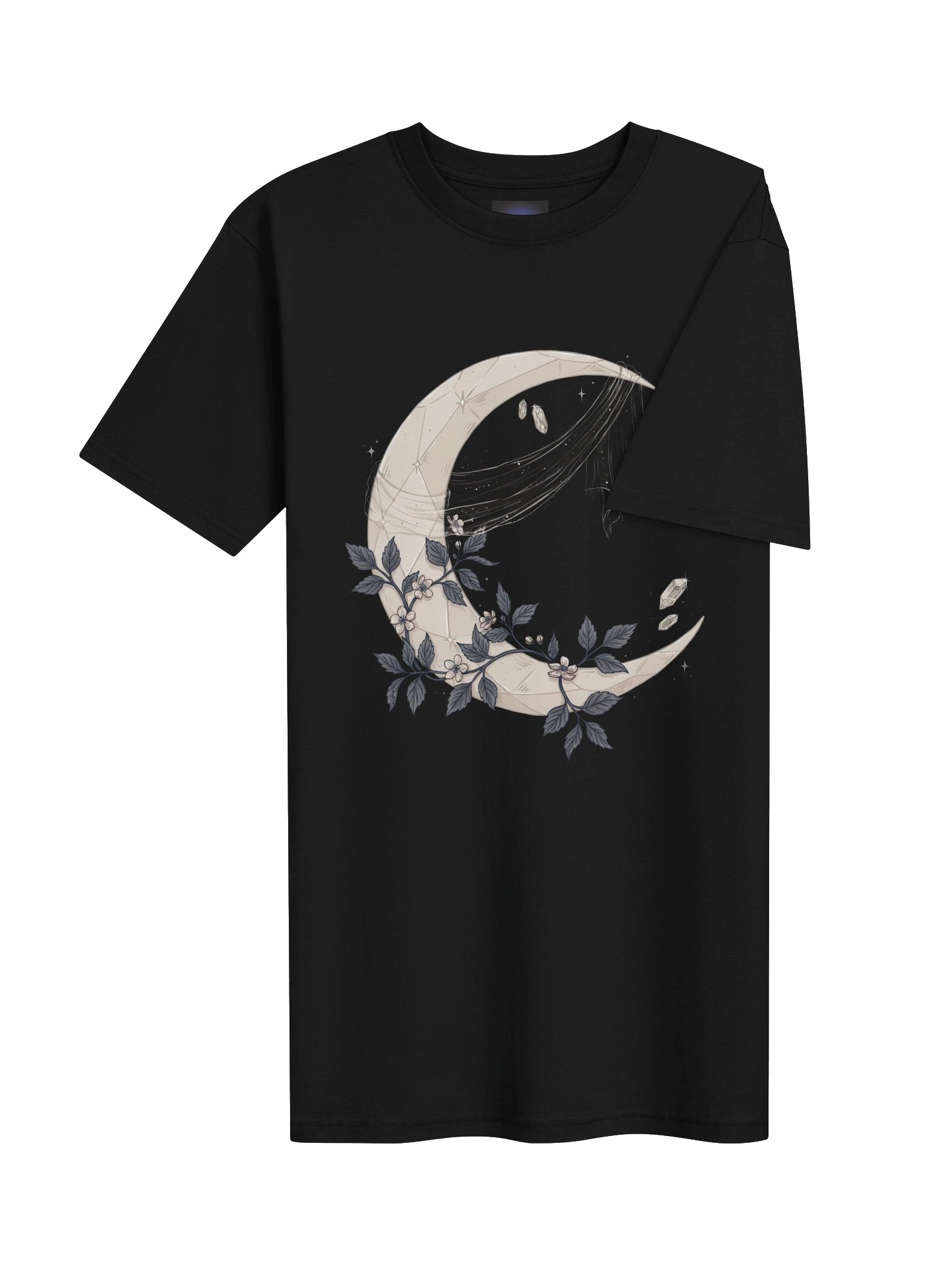 The Veiled Crescent // Botanical Lunar Heavyweight Tee product image (6)