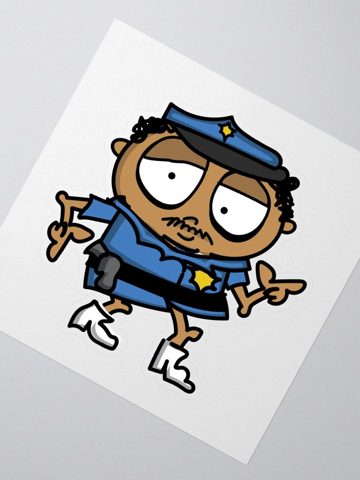 Hot Cop Sticker product image (6)