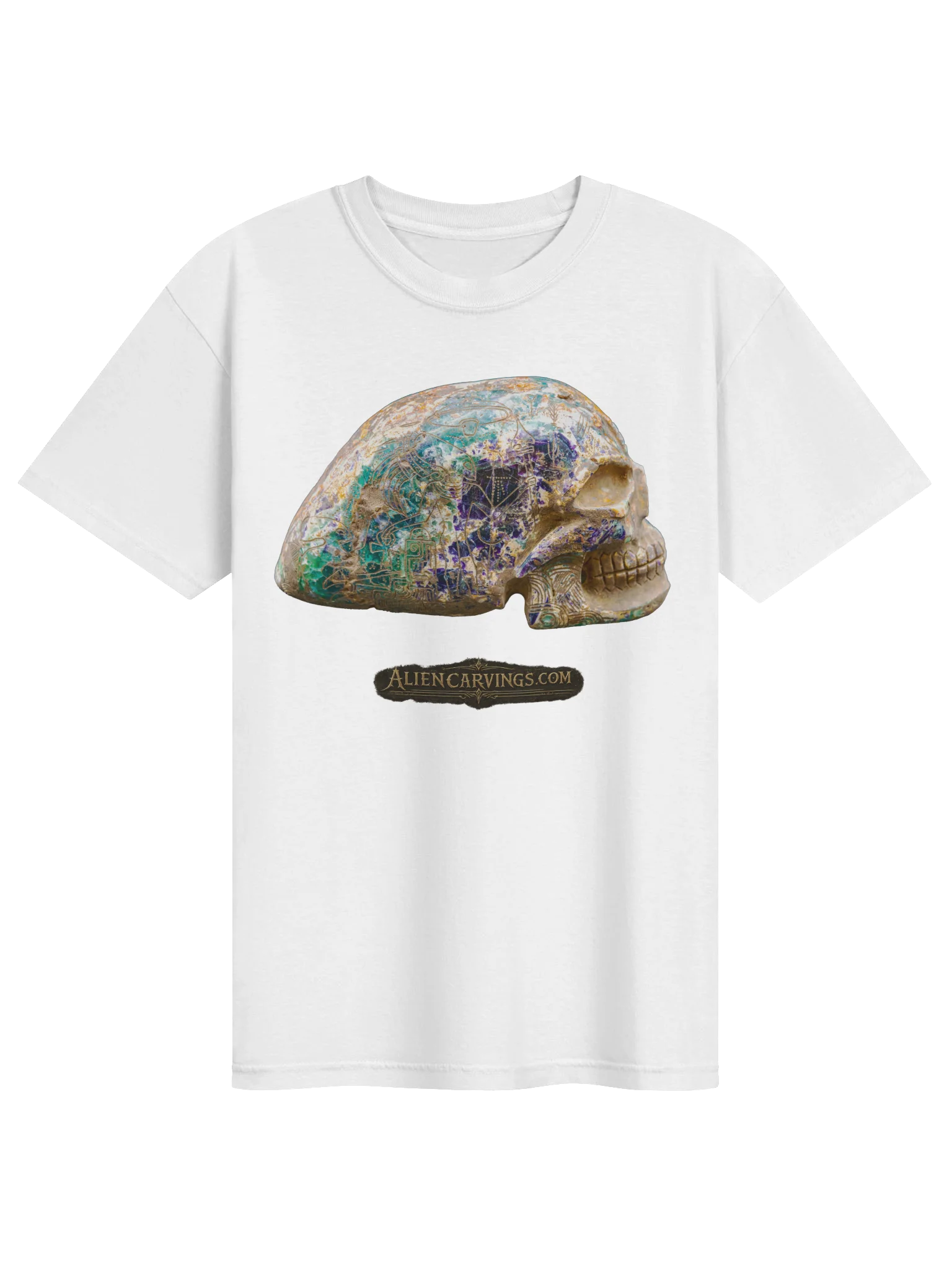 Sealed Fluorite Giant Skull T-Shirt product image (1)