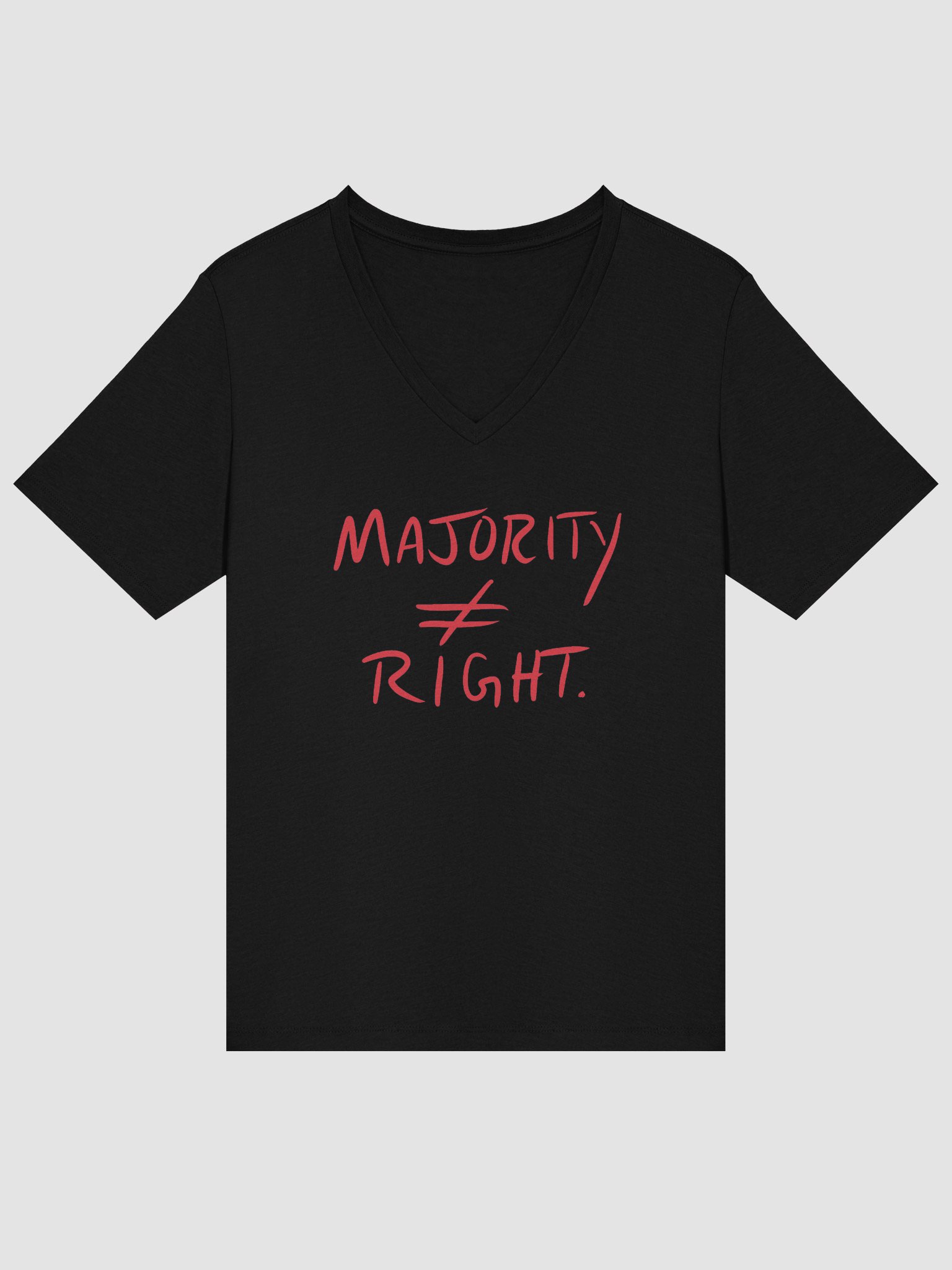 Majority ≠ Right V-Neck tee product image (9)