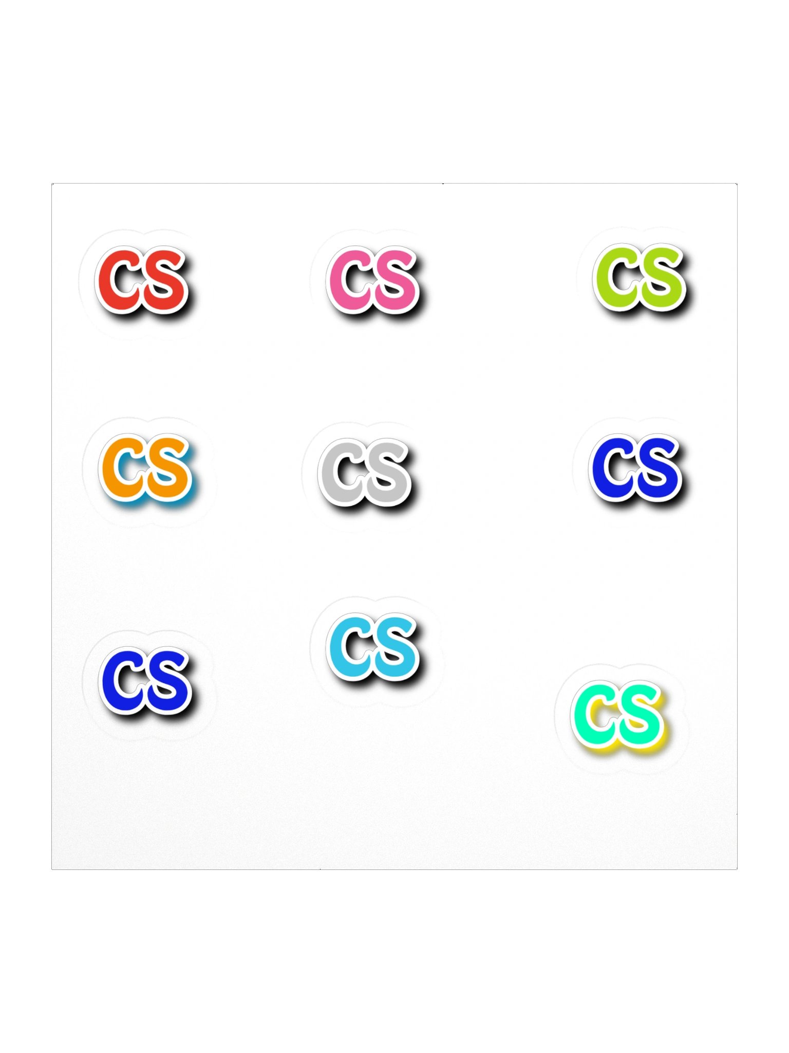 CS Stickers 9PK product image (1)