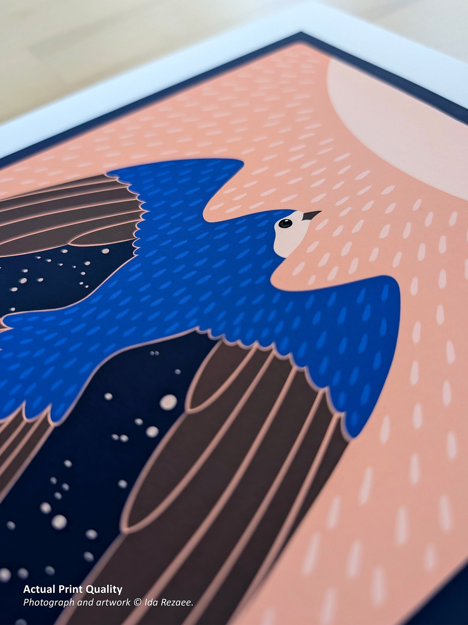 Abstract Swallow Art Print, Harbinger of Spring No.1 product image (4)