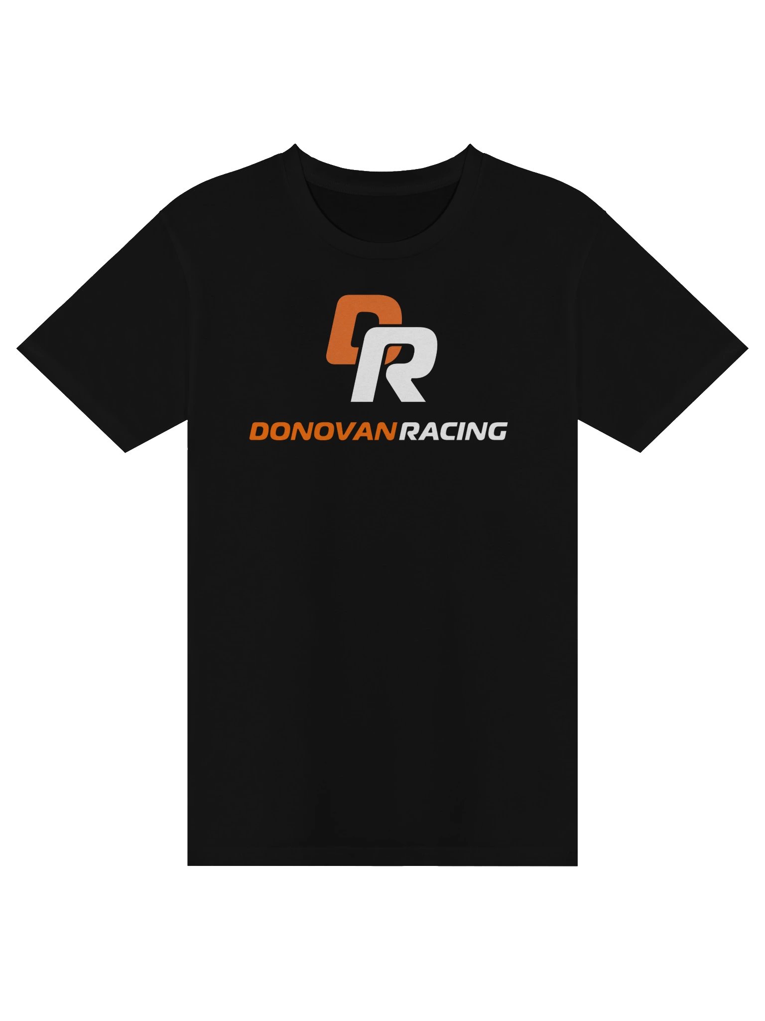Donovan Racing Premium Tee | Orange and White Lockup product image (1)