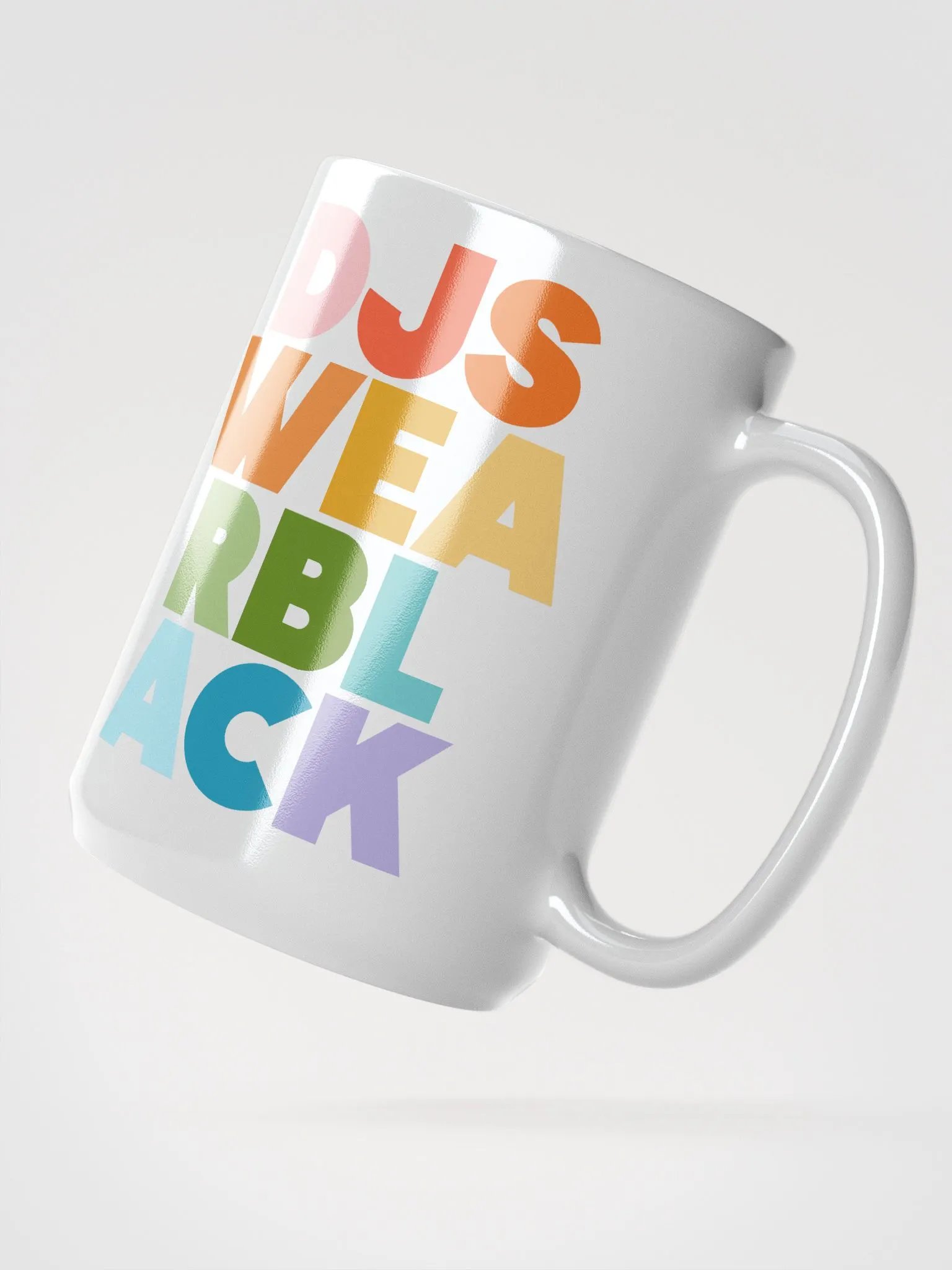 DJs Wear BLACK (col) Mug product image (2)