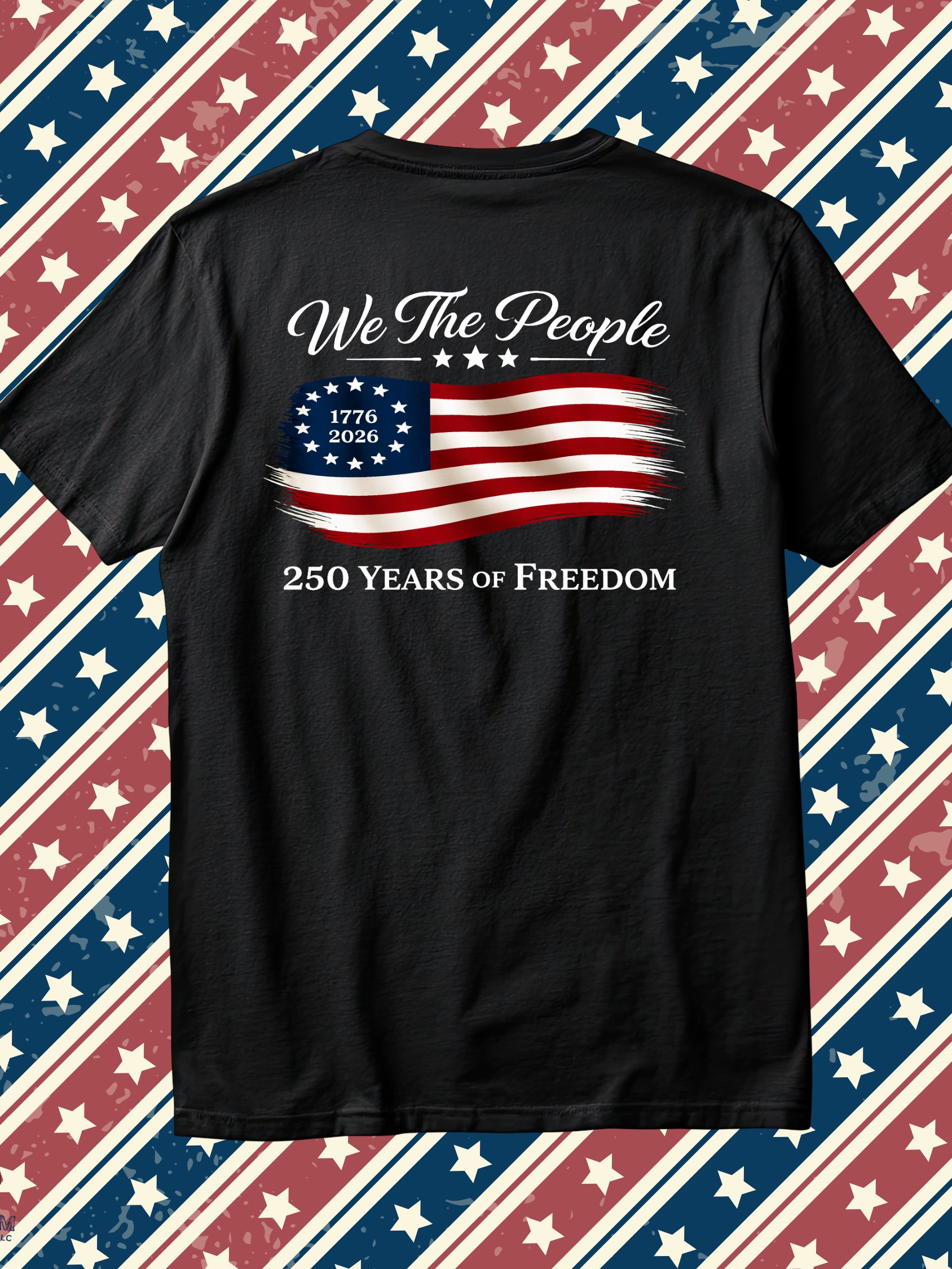 We The People 250 Years of Freedom Shirt | America 1776–2026 Patriotic Tee | Betsy Ross Flag Design product image (2)