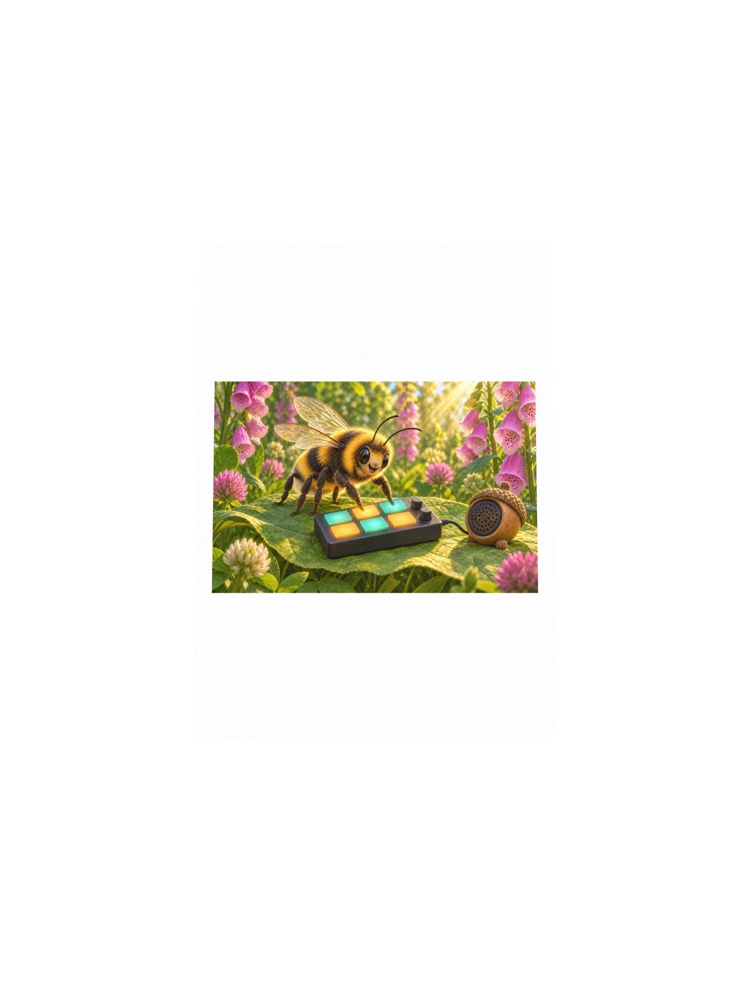 Buzz Beat Small Art Print product image (4)