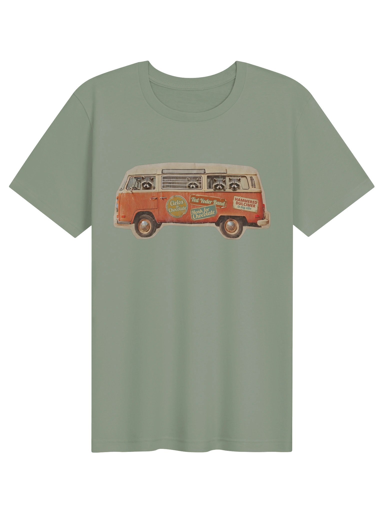Honk for Chocolate Raccoon Van Tee product image (1)