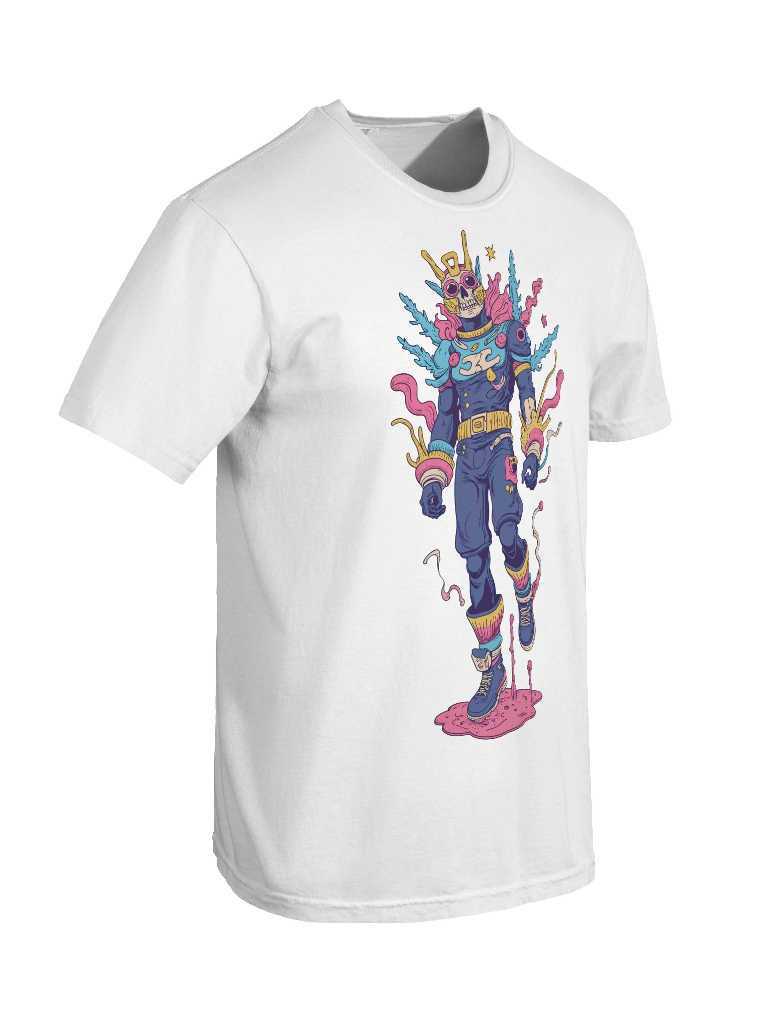 Cyberpunk Skeleton Glow Tee product image (54)