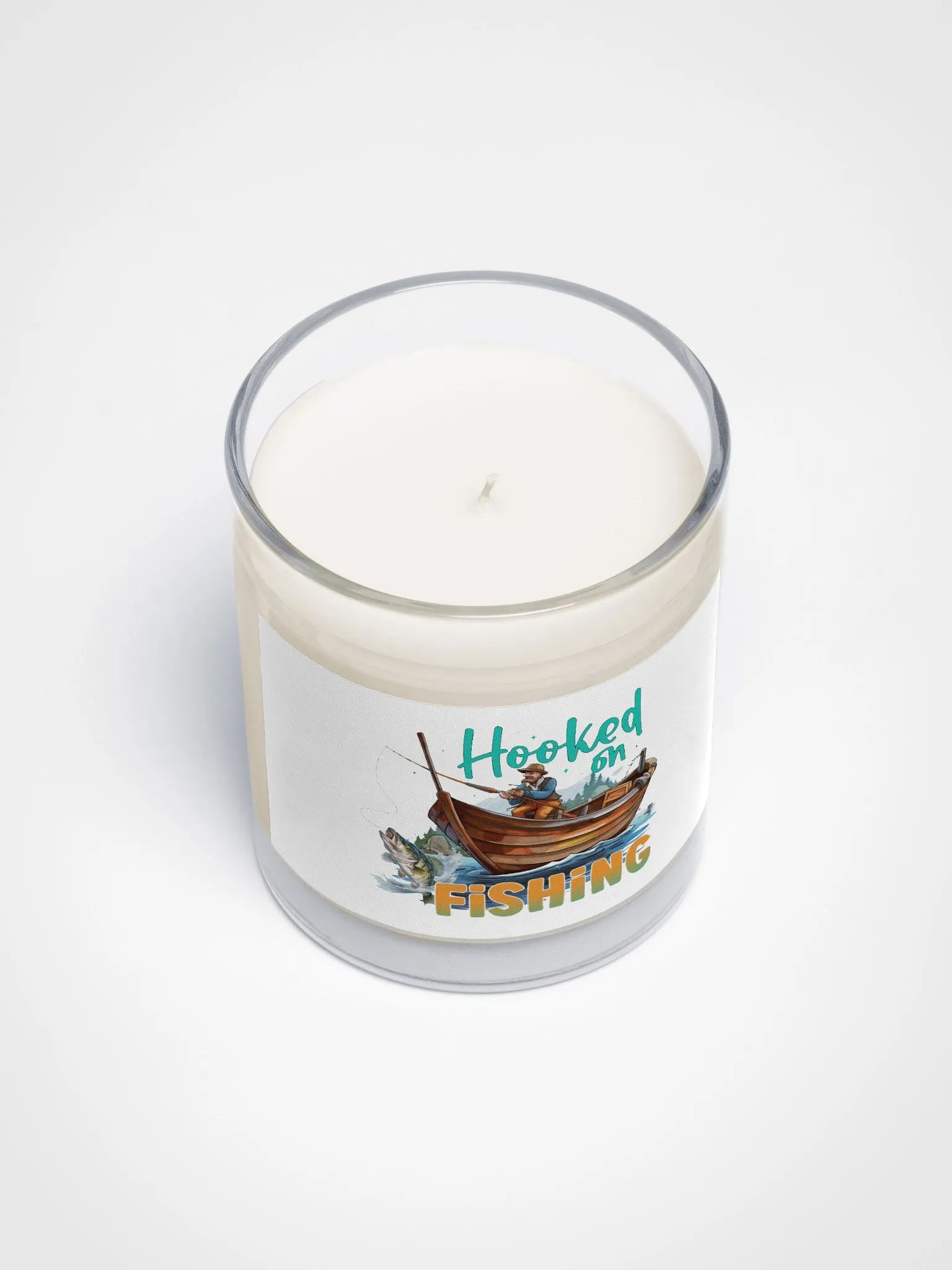 Mountain Lake Fishing Soy Candle product image (3)