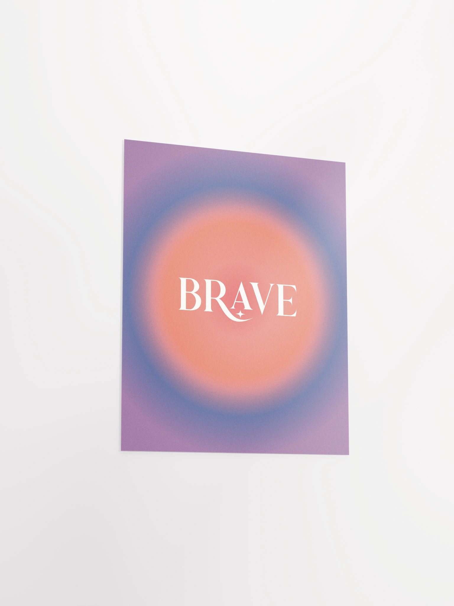 Brave Gradient Grain Poster product image (19)