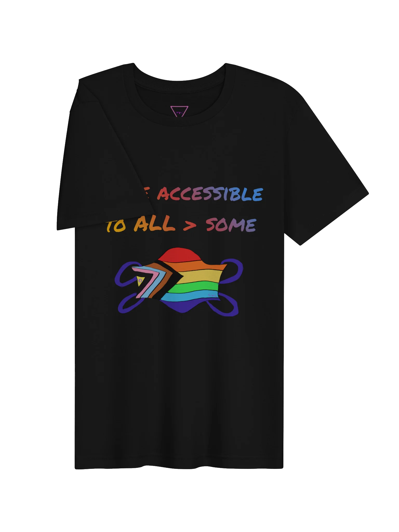 Pride Accessible to ALL>Some tee product image (3)