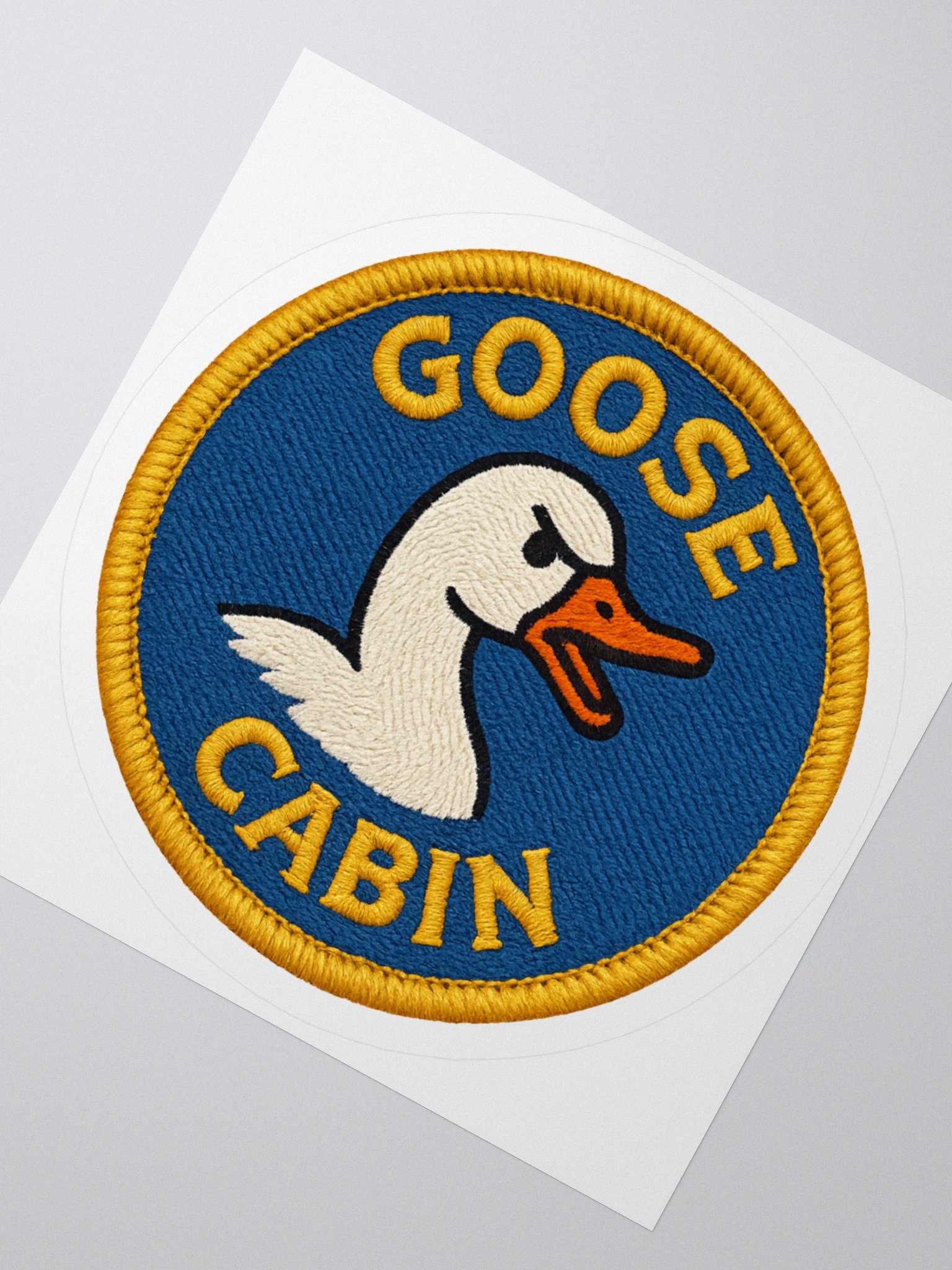 GOOSE CABIN BADGE STICKER product image (3)