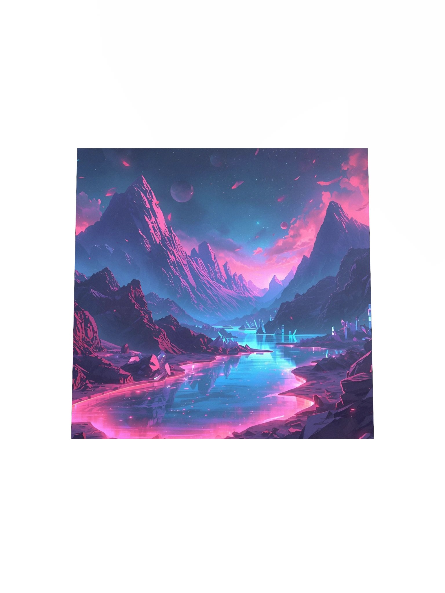 Celestial Peaks Matte Poster product image (18)