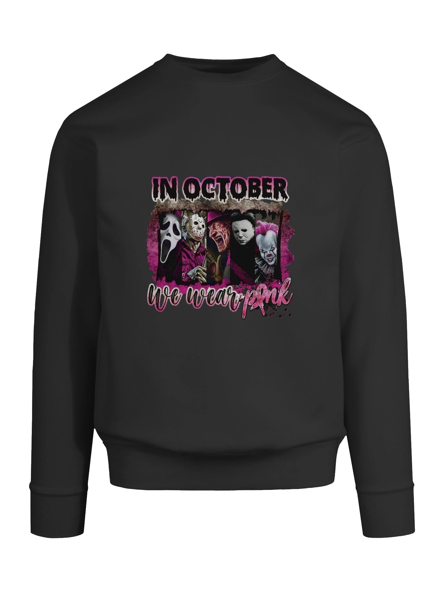Horror Pink October Sweatshirt product image (57)