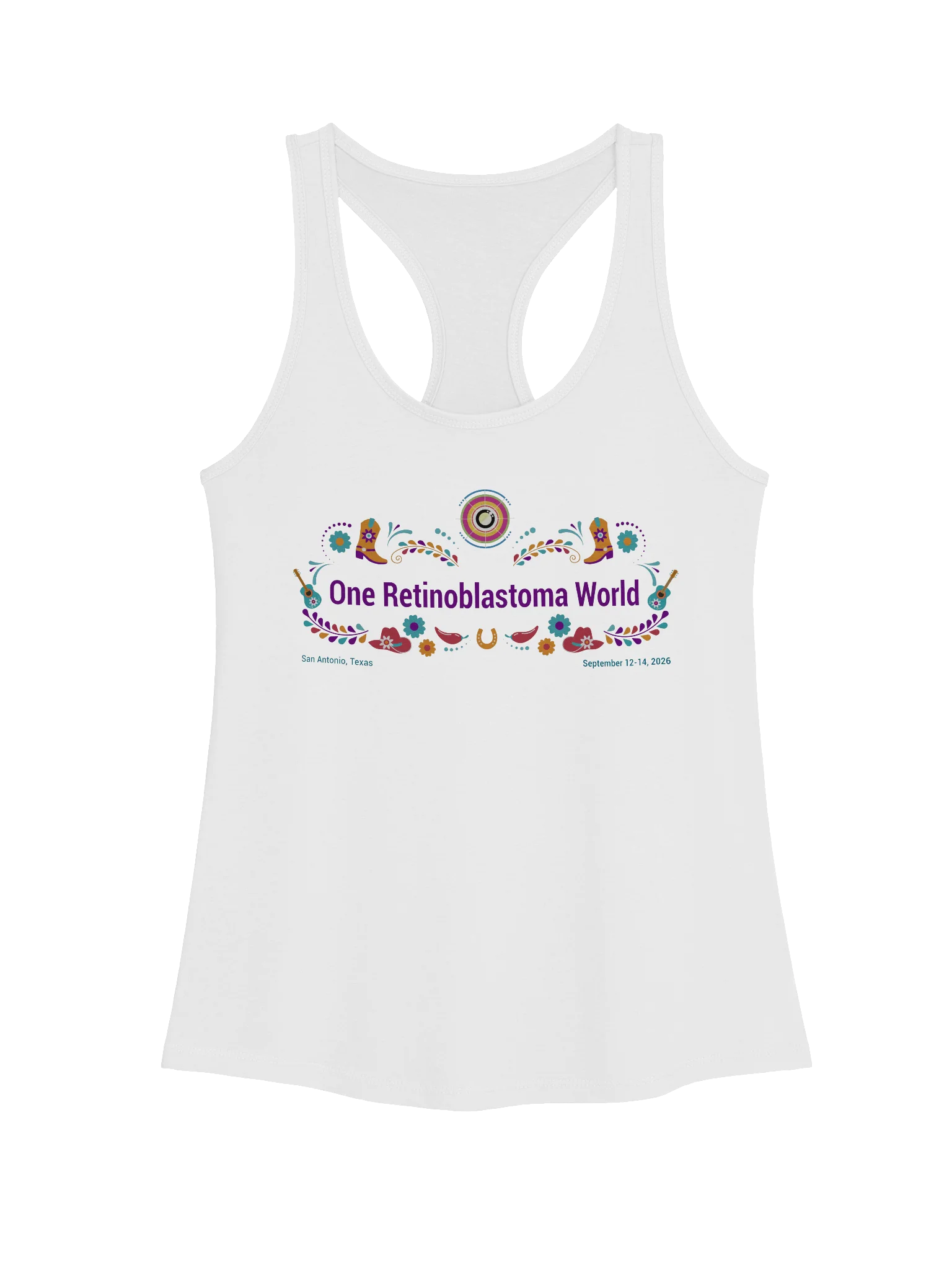 One Rb World 2026 Fiesta Design - Women's Racerback Tank Top product image (1)