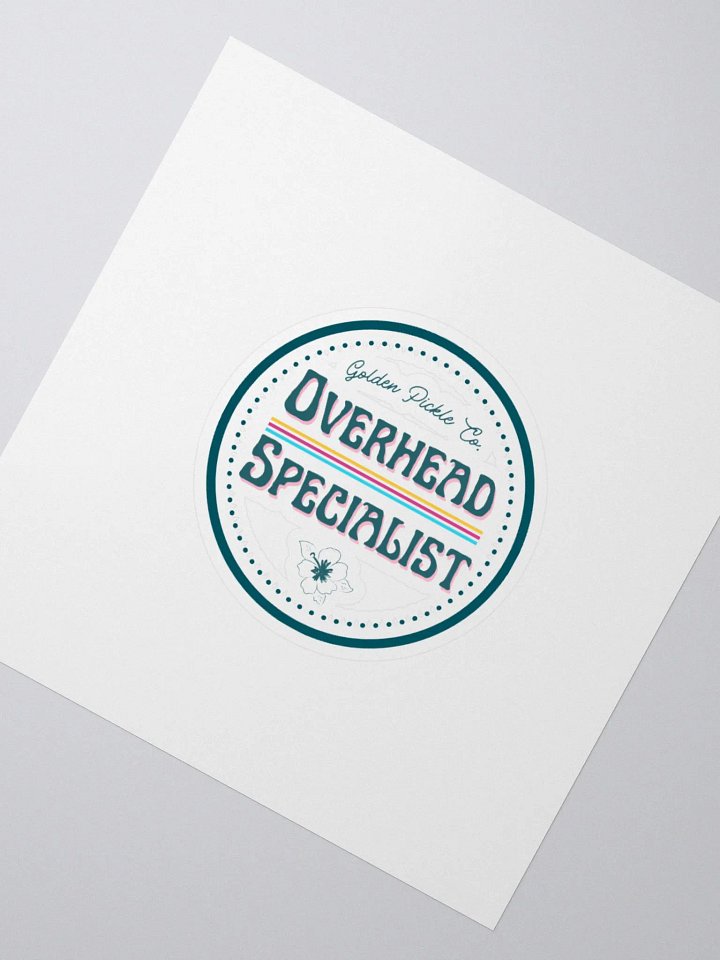 Overhead Specialist Kiss Cut Stickers product image (8)