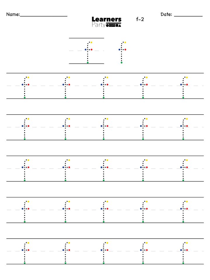 F/f - New Digital Product Progressive Letter Builder product image (1)