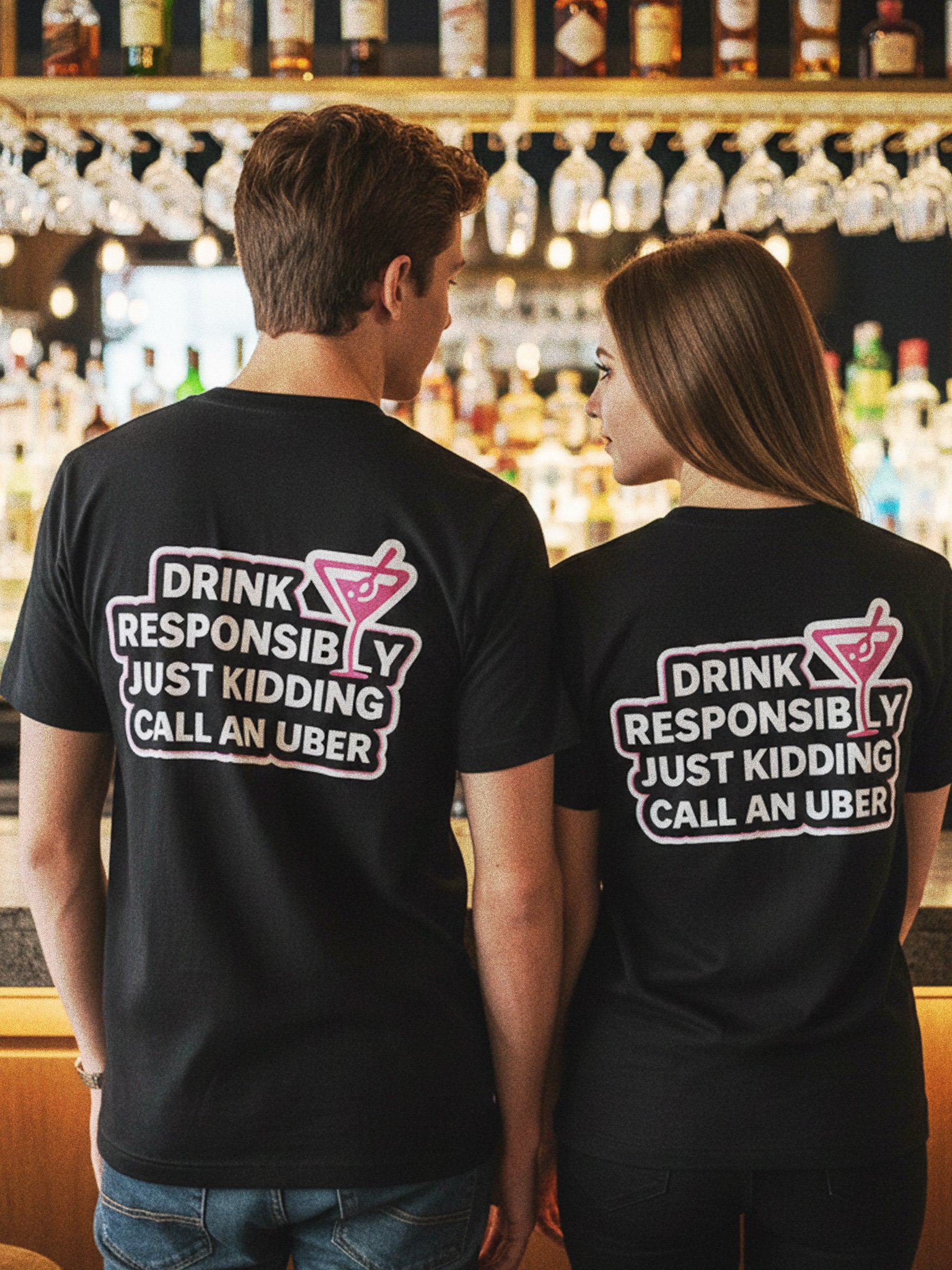 Drink Responsibl Just Kidding Call an Uber Tee product image (1)