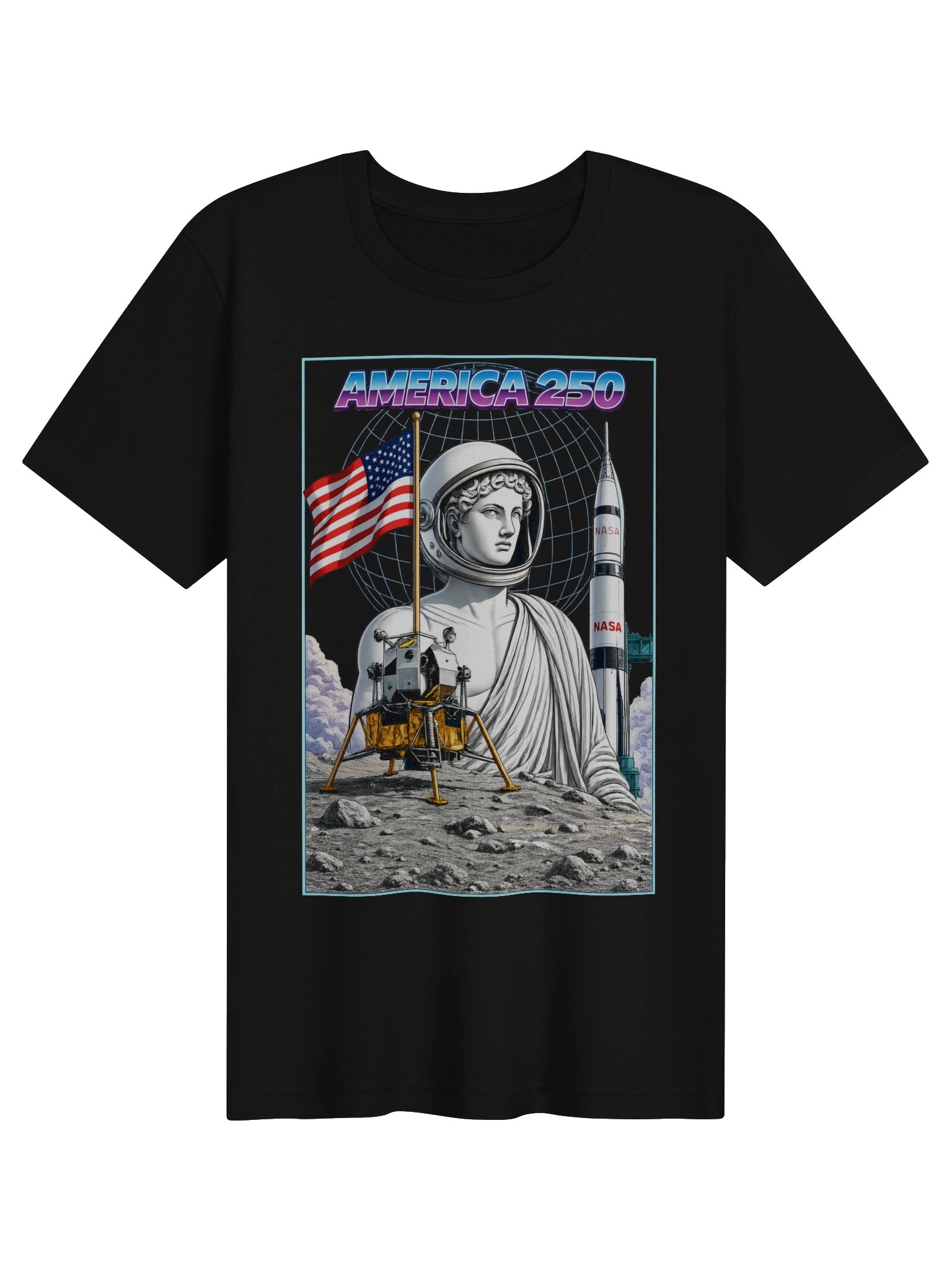 America 250 Astronaut Statue Tee product image (6)