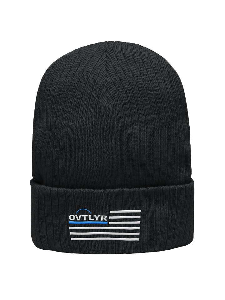 OVTLYR Flag - Knit Beanie (Black) product image (1)