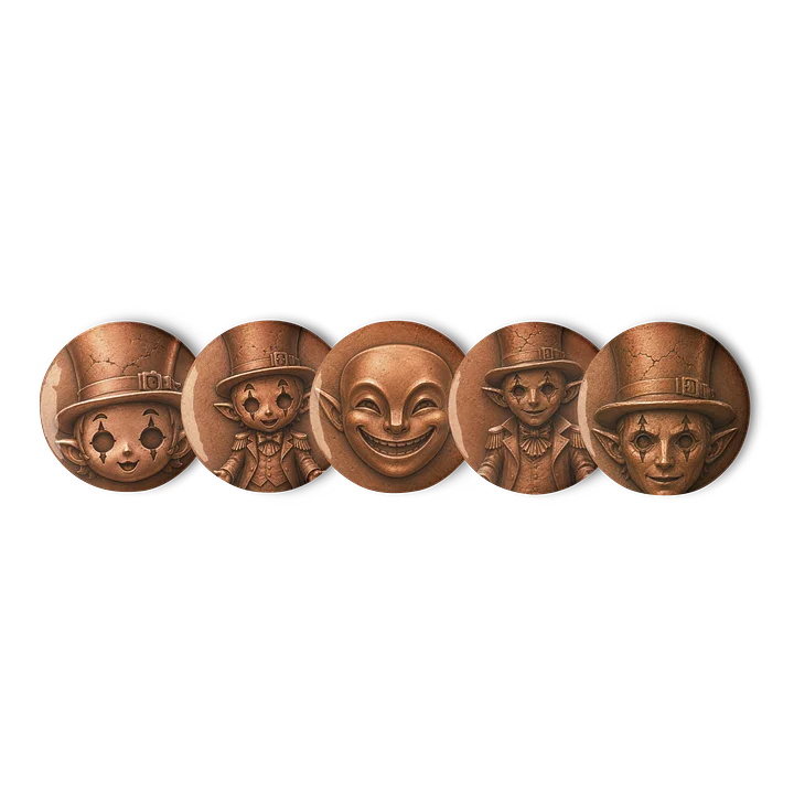 Voice of Twilight — Copper Coin Buttons product image (1)