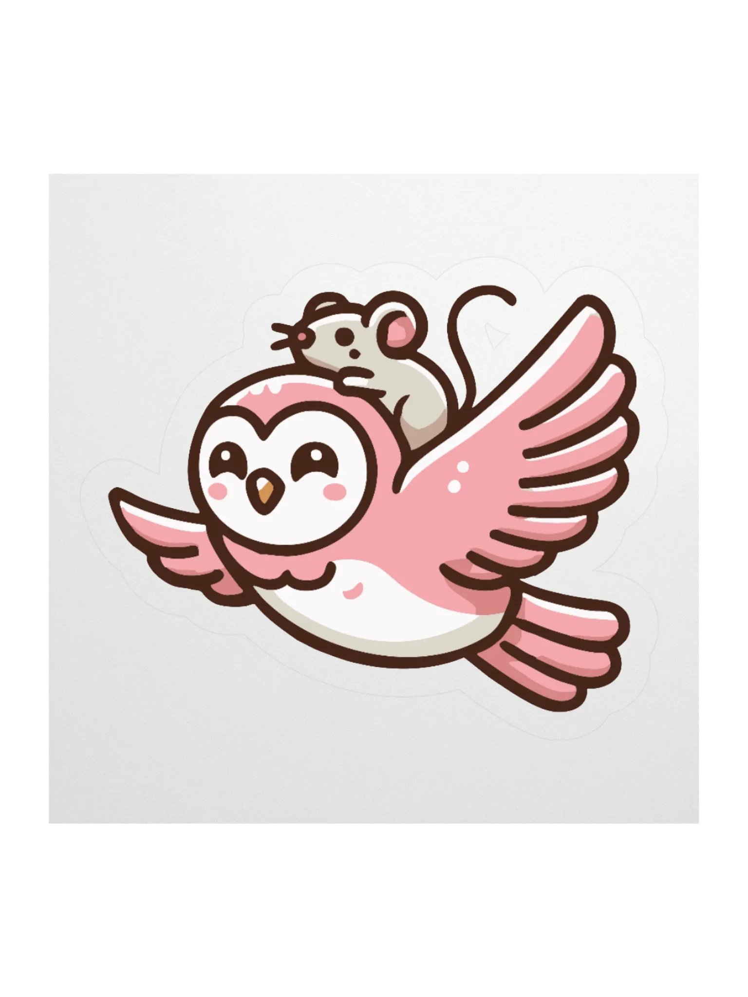 "Flying Friends" Sticker product image (2)