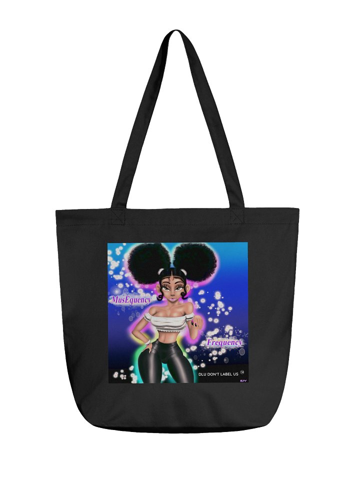 DLU DON’T LABEL US® MusEquency Chic Eco-Friendly Tote Bag product image (1)