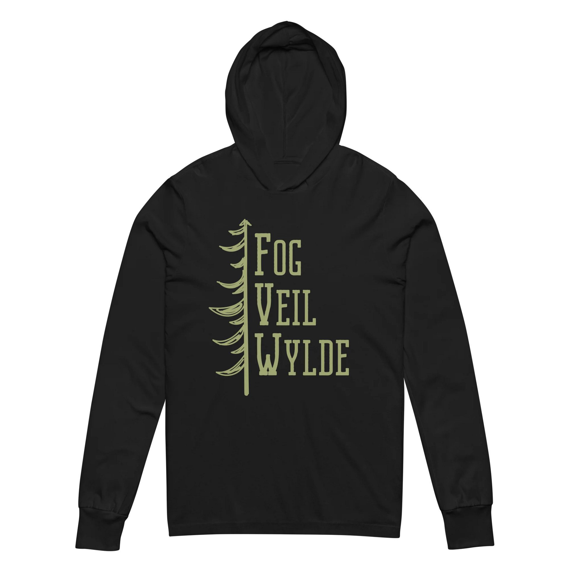 Timber Logo in Green | Soft Triblend | Unisex Hoodie Shirt product image (2)