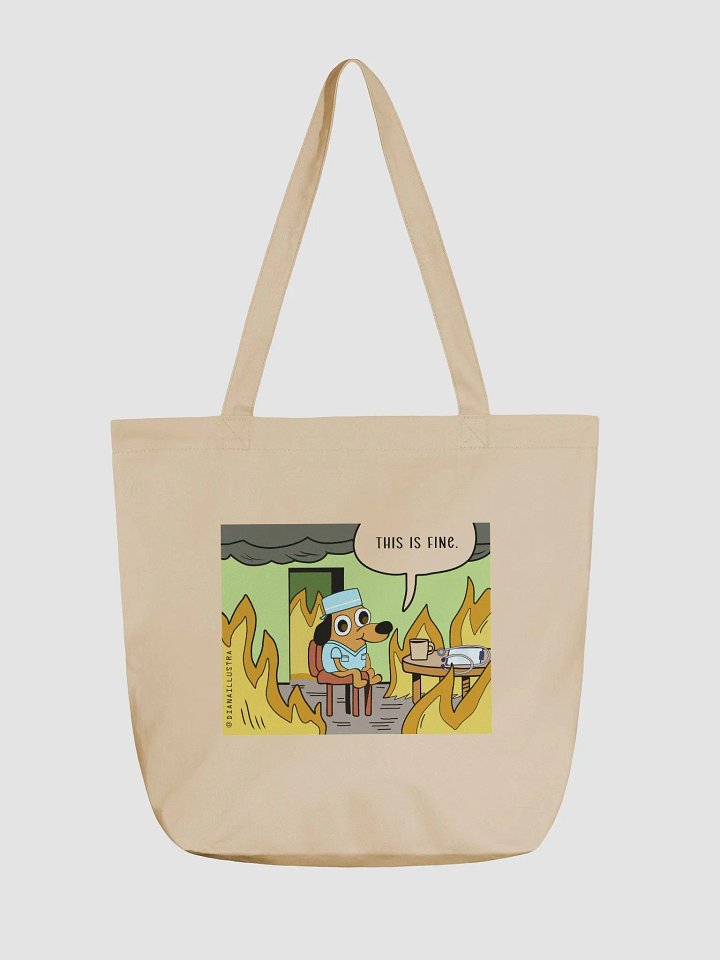"This is fine-doctor" Bag (medium size) product image (1)