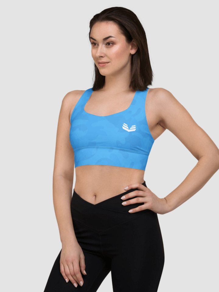 Longline Sports Bra - Skybound Camo product image (2)
