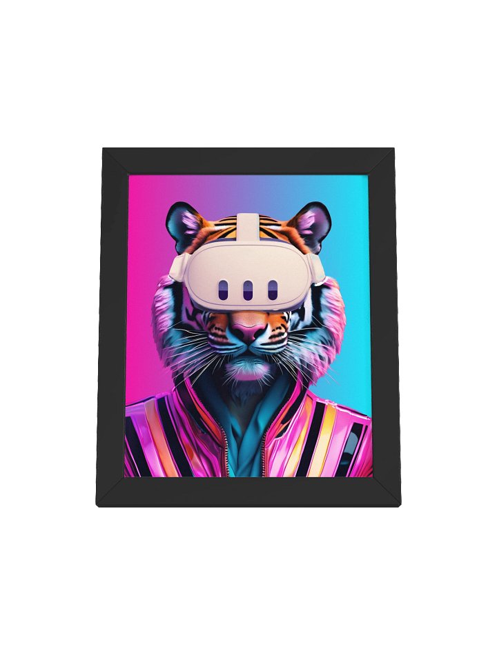 Tiger Meta Quest 3 Poster - Framed product image (2)