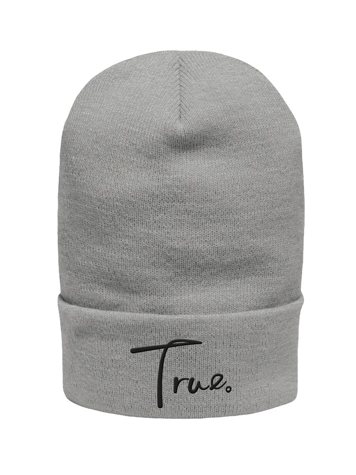 Edge Beanie — in Grey + Black product image (1)