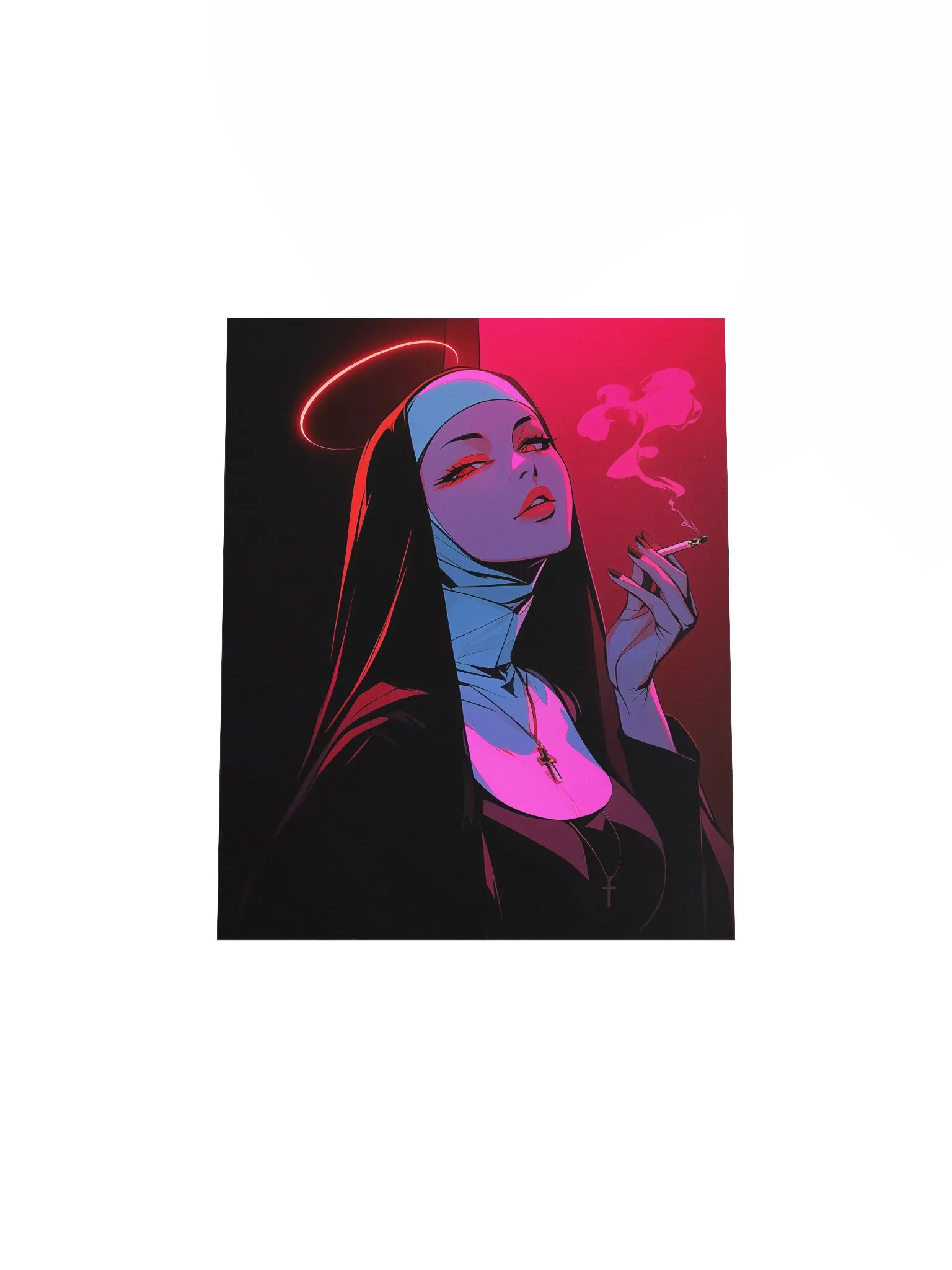 Neon Serenity Matte Poster product image (19)