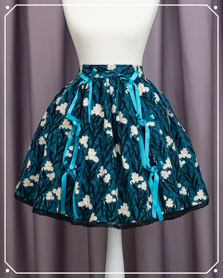 Cemetery Iris Bustle Skirt product image (2)
